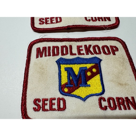 2 Vtg Middlekoop Seed Corn ~ Farming Agriculture Planting Patch ~ Packwood Iowa - Picture 8 of 9